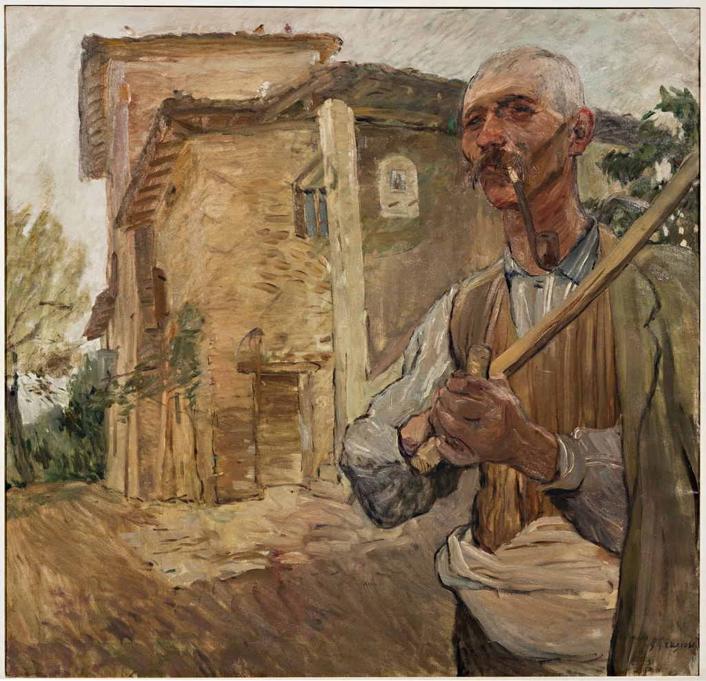Uomo con la pipa - Assicoop, Assicoop, Unipol Collection, Modena